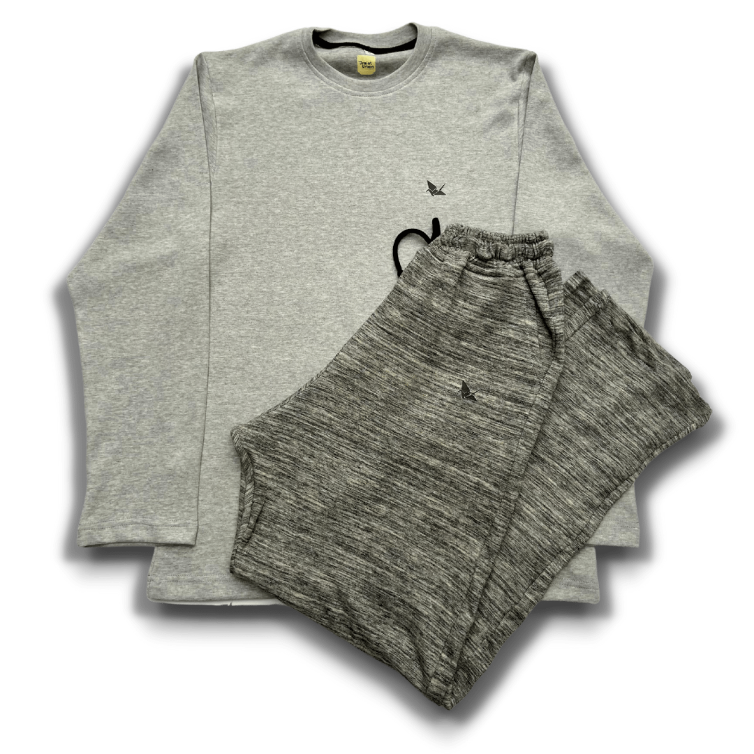 Grey Unisex Pyjama Set